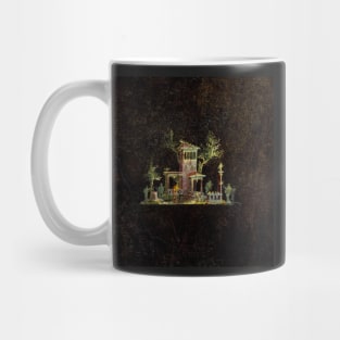 Roman Imperial Villa Fresco Landscape Mug